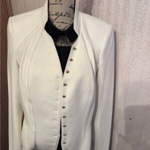 Elegant White Women's Jacket
